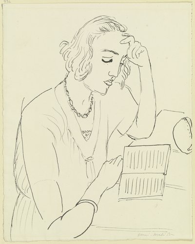 Mulher a ler de Henri Matisse