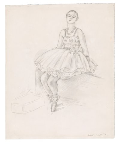 Dançarino sentado de Henri Matisse