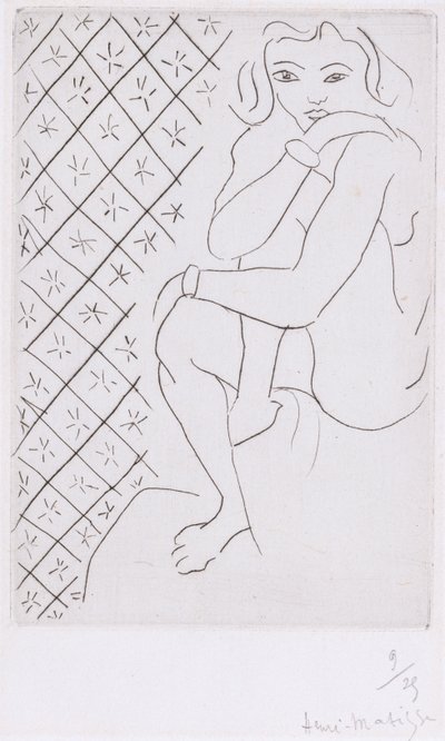 Odalisca sentada de Henri Matisse