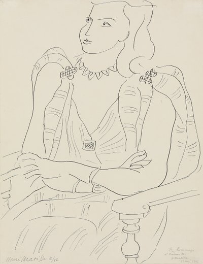 Mulher sentada de Henri Matisse