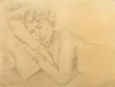 Mulher adormecida de Henri Matisse