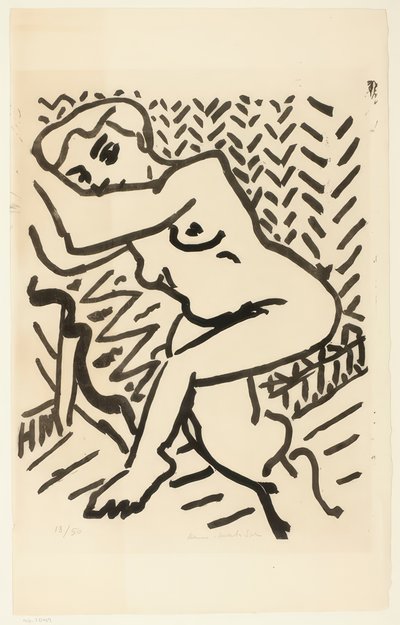Pequena xilogravura ligeira de Henri Matisse