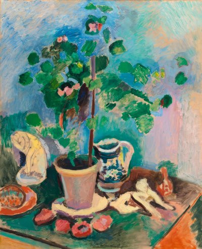 Natureza morta com gerânio de Henri Matisse