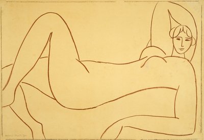 Estudo a partir do Nu cor-de-rosa de Henri Matisse