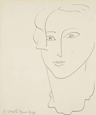 Cabeça de mulher de Henri Matisse