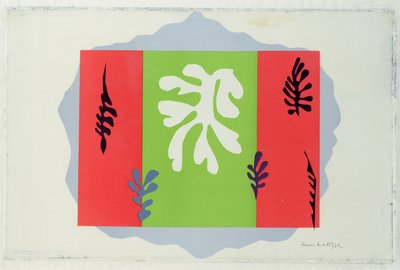 A Bailarina (litografia a cores) de Henri Matisse