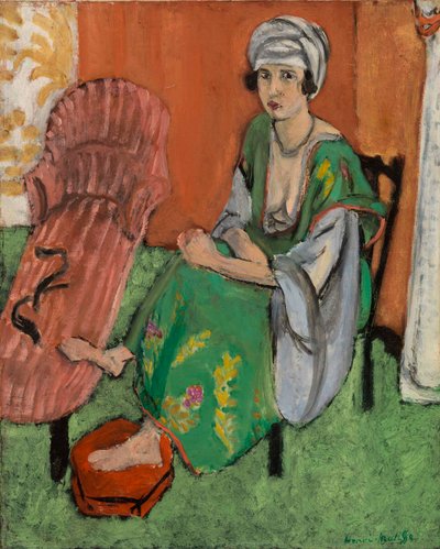 O vestido verde (La Robe verte) de Henri Matisse