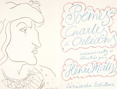 Os poemas de Carlos de Orleães, 25 de fevereiro de Henri Matisse
