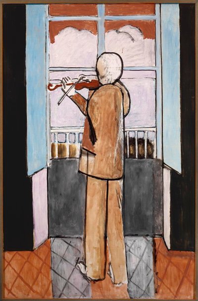 O violinista à janela de Henri Matisse