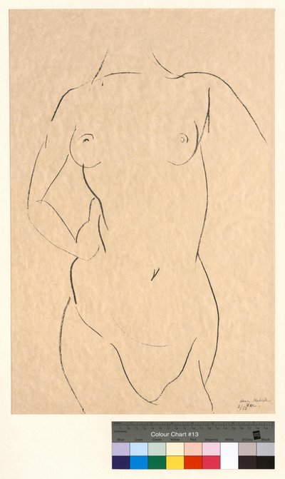 Torso visto de frente de Henri Matisse