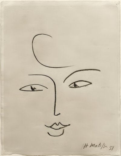Rosto de Henri Matisse