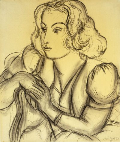 Mulher inclinada; Femme Accoudee de Henri Matisse