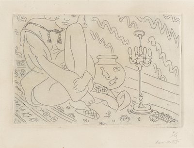 Mulher sentada num interior de Henri Matisse
