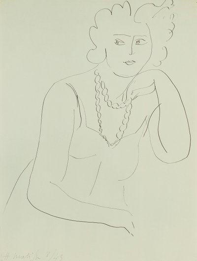 Mulher com colar de Henri Matisse