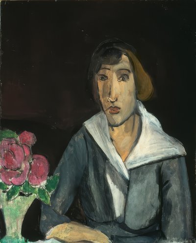 Mulher com rosas de Henri Matisse