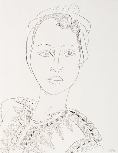 Mulher com turbante de Henri Matisse
