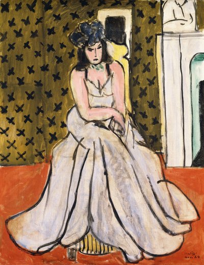 Mulher com um chapéu azul de Henri Matisse