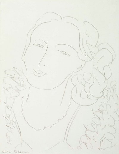 Mulher sem chapéu de Henri Matisse