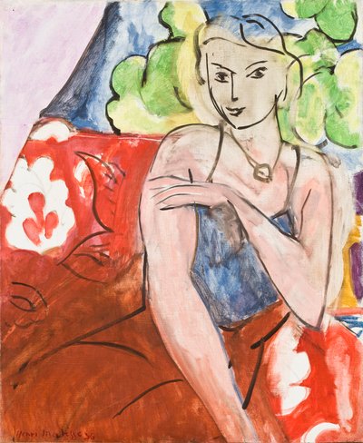 Jovem rapariga sentada (La Biche) de Henri Matisse