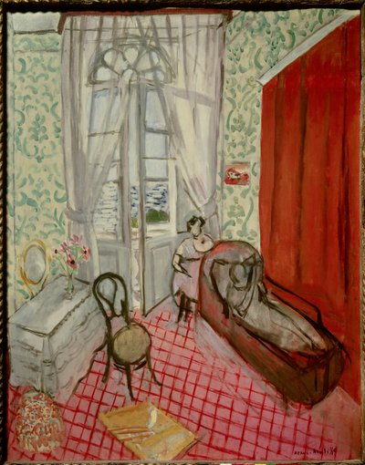 femmes au canape ou le divan 1921 (óleo sobre tela) de Henri Matisse