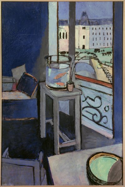 aquário interior 1914 (óleo sobre tela) de Henri Matisse