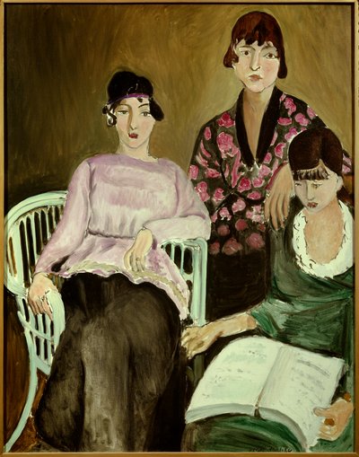 as três irmãs 1917 (óleo sobre tela) de Henri Matisse