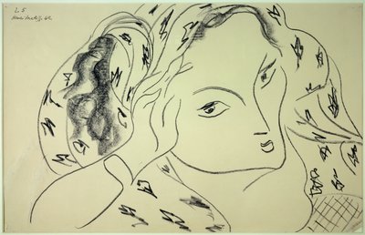 tema e variação l.5 1942 (desenho) de Henri Matisse