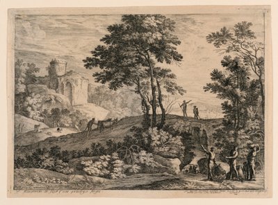 A ponte sob a estrada principal de Henri Mauperche