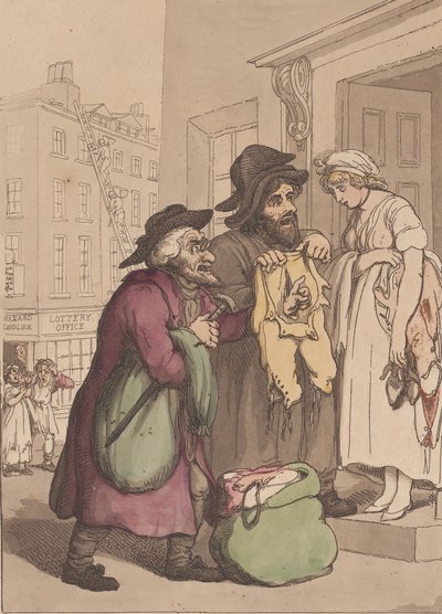 Gritos de Londres, nº 7, Old Clothes, 4 de maio de 1799. de Henri Merke