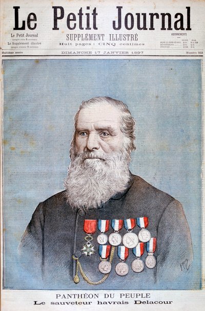 Um recebedor da Legião de Honra, 1897 de Henri Meyer