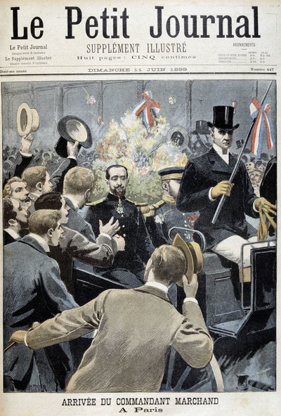 Chegada do Comandante Marchand a Paris - no "Le Petite Journal" de 11/06/1899 de Henri Meyer