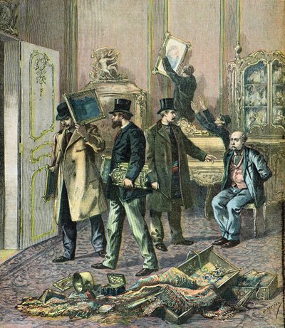 Assalto a um grande hotel parisiense de Henri Meyer