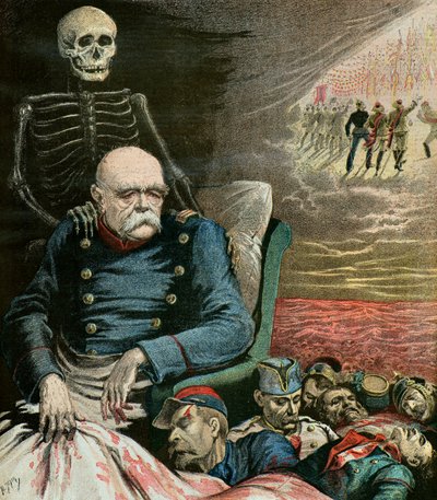 Retrato caricatural de Otto Von Bismarck de Henri Meyer