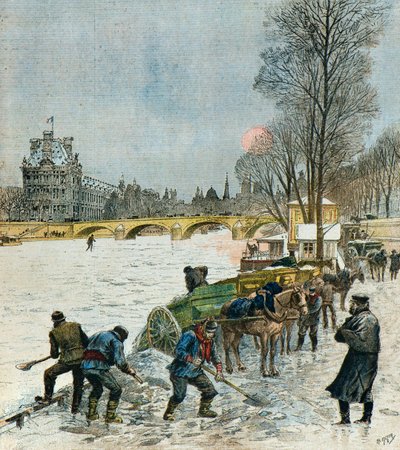 Onda de frio em Paris de Henri Meyer