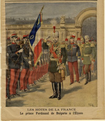 Fernando I da Bulgária no Palácio do Eliseu de Henri Meyer