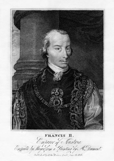 Francisco II, Sacro Imperador Romano, 1815. de Henri Meyer