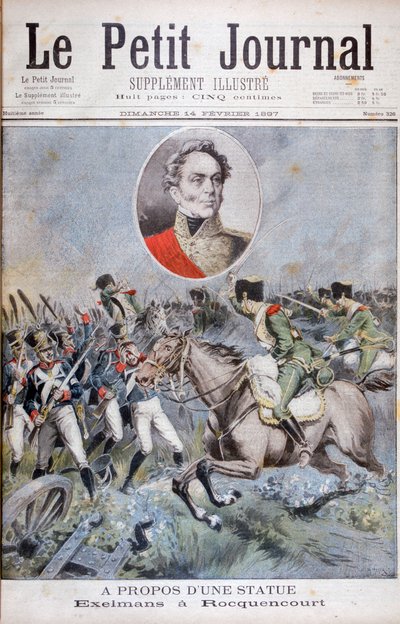 Isidore Exelmans Soldado francês, Batalha de Rocquencourt, 1815 1897 de Henri Meyer
