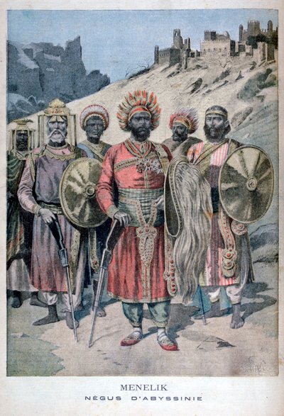 Menelik II da Abissínia, 1895 de Henri Meyer