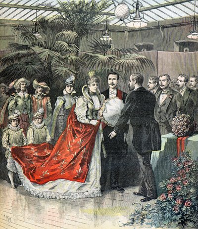 As lavadeiras parisienses elegem a sua rainha de Henri Meyer