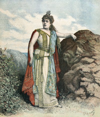 Retrato da cantora Renee Richard de Henri Meyer
