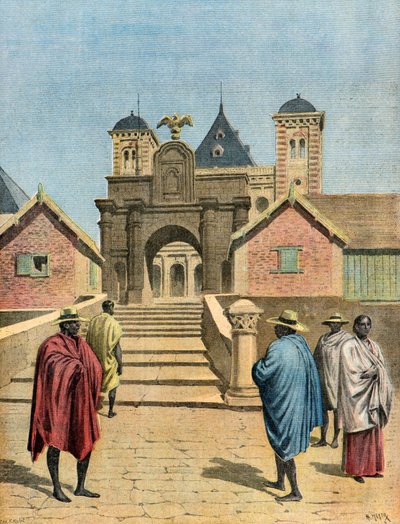 O palácio da Rainha Ranavalona 3 de Henri Meyer