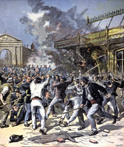 Tumultos em Bordéus de Henri Meyer