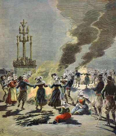 A fogueira de São João na Bretanha de Henri Meyer