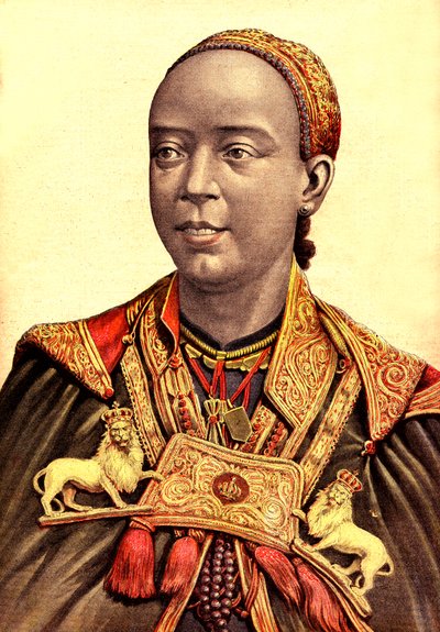 Taytou Betel, imperatriz consorte de Menelik II da Etiópia de Henri Meyer