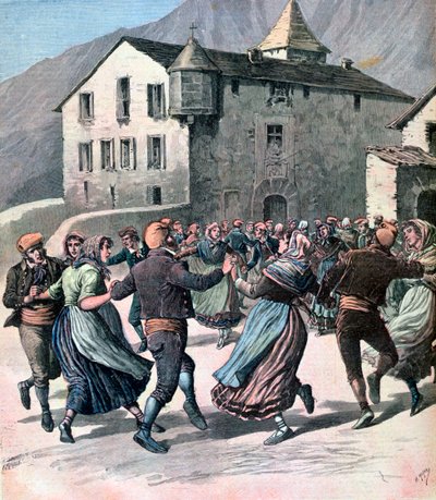 Farandole, Andorra, 1891 de Henri Meyer