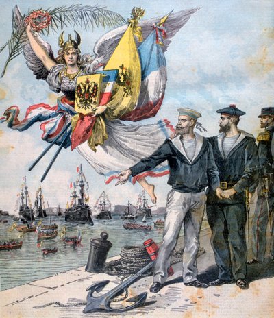 A Entente Franco-Russa, 1893 de Henri Meyer