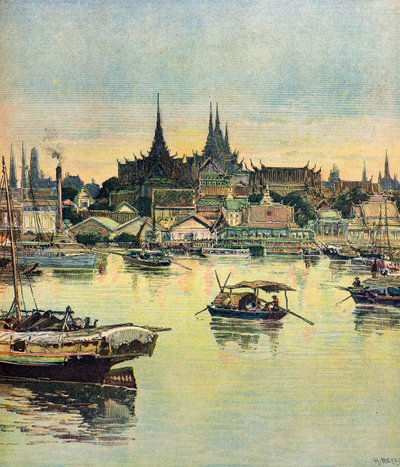 Vista de Banguecoque de Henri Meyer