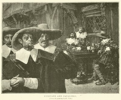 Puritanos e Cavaleiros de Henri Pille