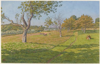 Campos em Auffay de Henri Rivière