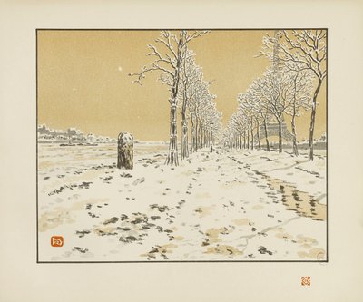 Da Ilha dos Cisnes [As trinta e seis vistas da Torre Eiffel] de Henri Rivière